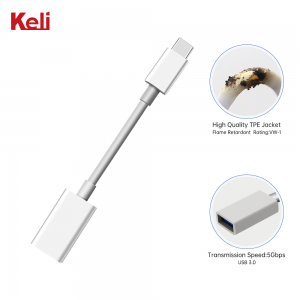 USB C-den USB OTG adapterine