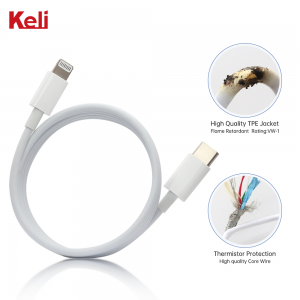 MFi USB C mankany Lightning Cable