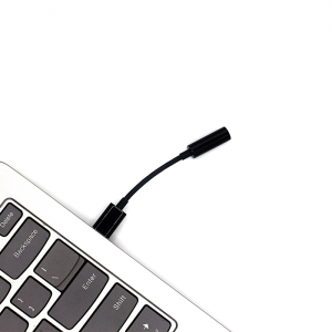 USB C-den 3,5 mm aýal nauşnik Jek adapteri